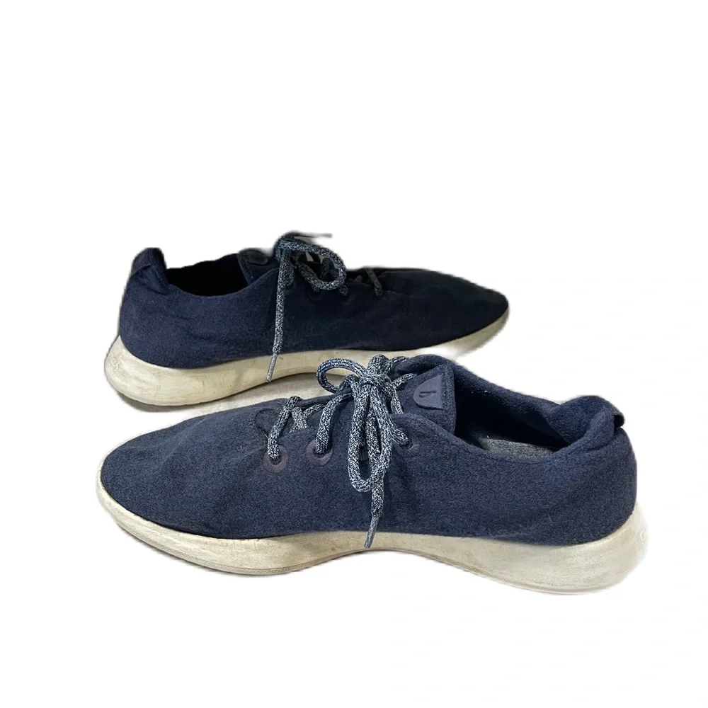 Allbirds Wool Runners Running Shoes Blue Men's 13 Merino Wool Lace Up Low Top
